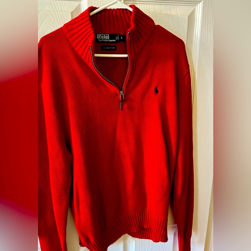 Polo by Ralph Lauren sweater large red